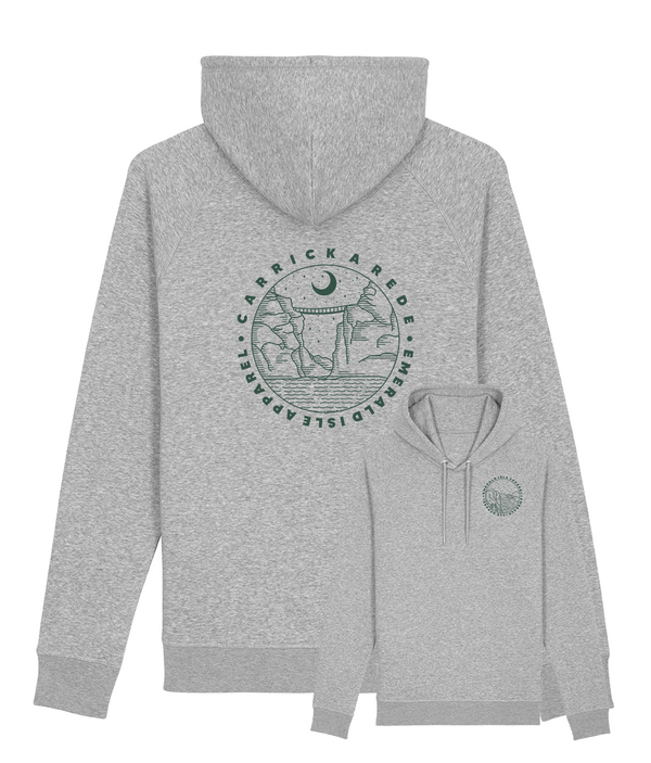 Grey Carrick-A-Rede Pullover Side Pocket Hoodie