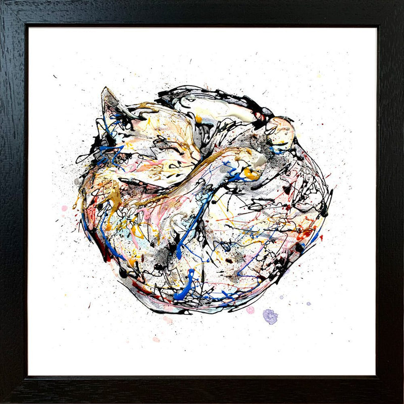 Catnap - Sleepy Cat Print with Size and Framing Options