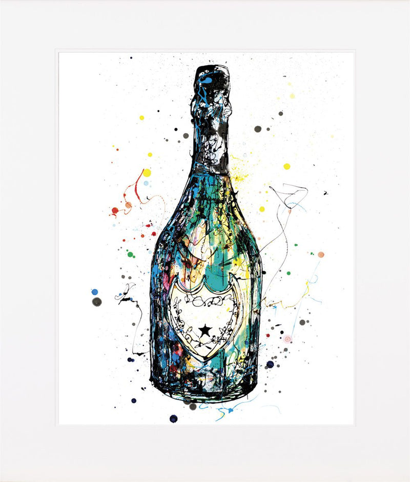 Celebration - Champagne Print, 45x56cm with Personalisation and Mount Options
