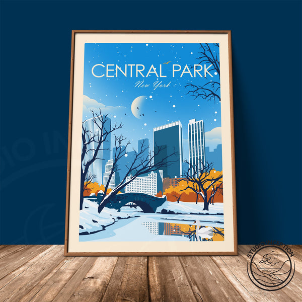 Central Park New York Traditional Style Print