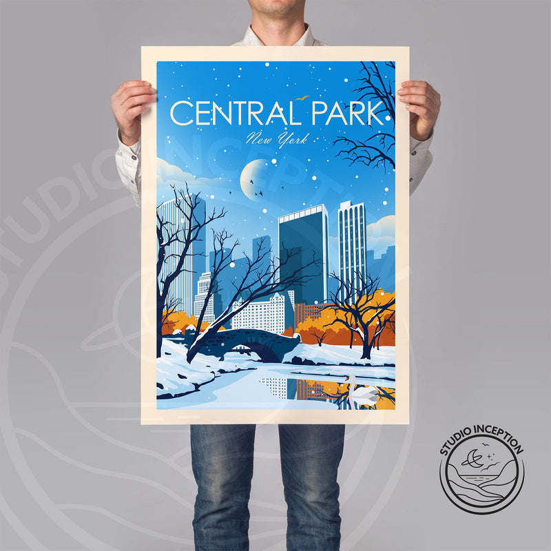 Central Park New York Traditional Style Print