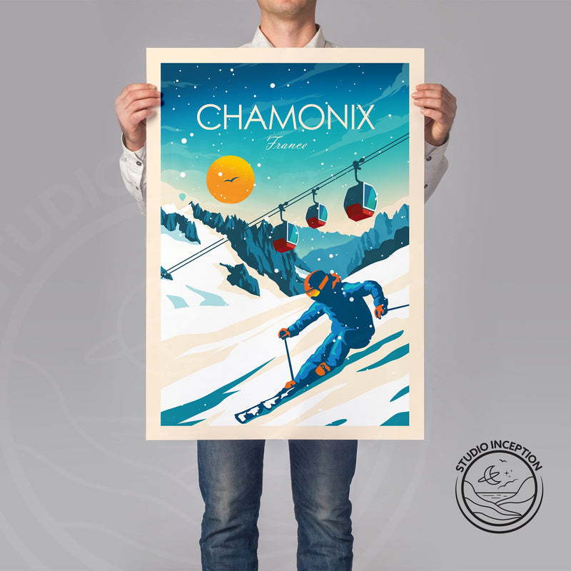 Chamonix Traditional Style Print
