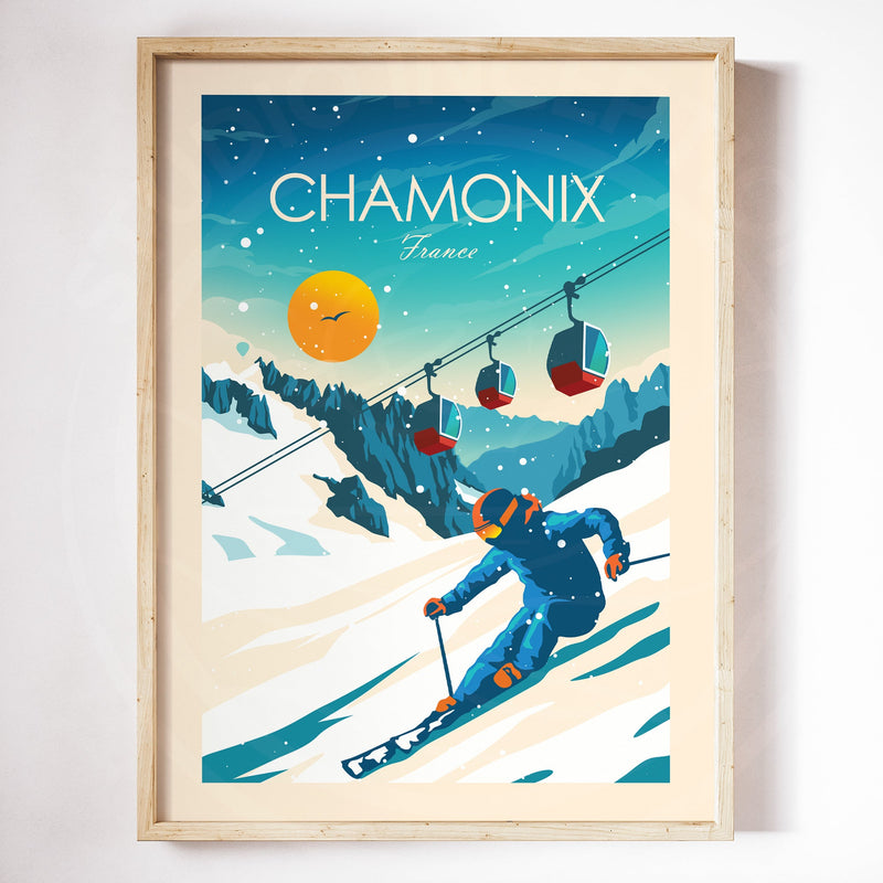 Chamonix Traditional Style Print