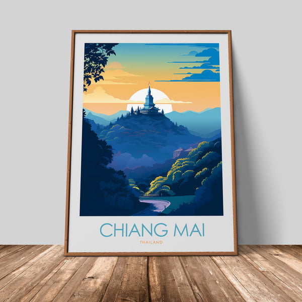Chiang Mai Minimalist Print