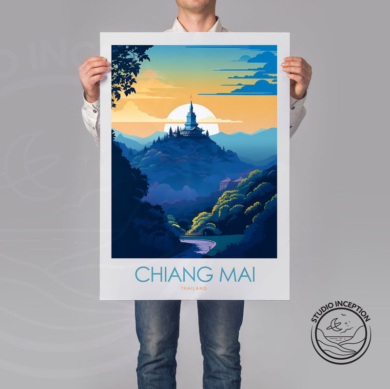 Chiang Mai Minimalist Print