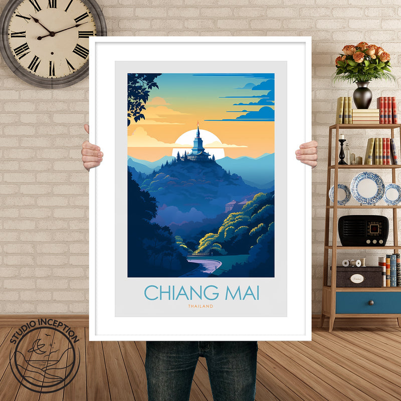 Chiang Mai Minimalist Print