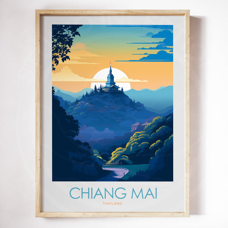 Chiang Mai Minimalist Print