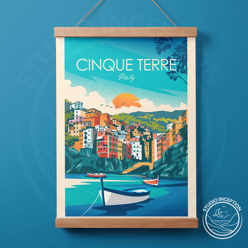 Cinque Terre Traditional Style Print