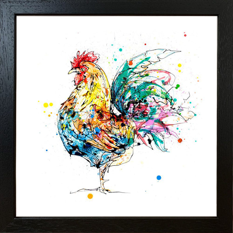 Clarence - Cockerel Print with Size and Framing Options