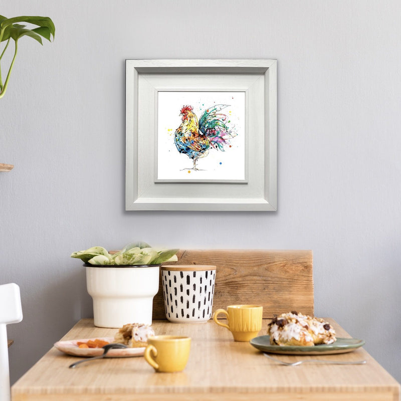 Clarence - Cockerel Print with Size and Framing Options