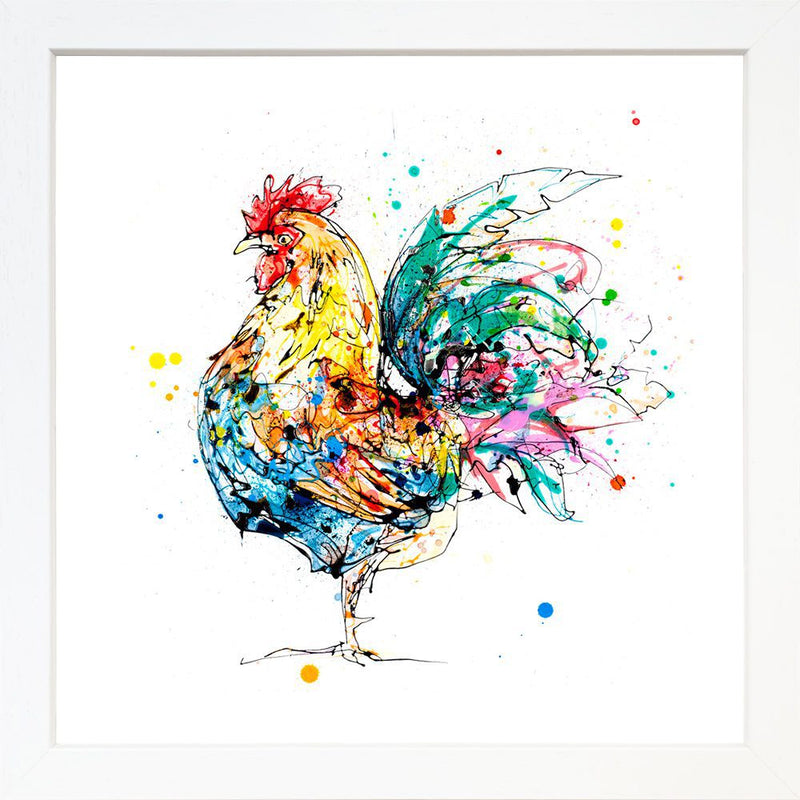 Clarence - Cockerel Print with Size and Framing Options