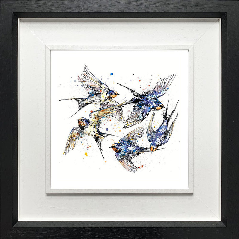 Closeness - Swallows Print with Size and Presentation Options