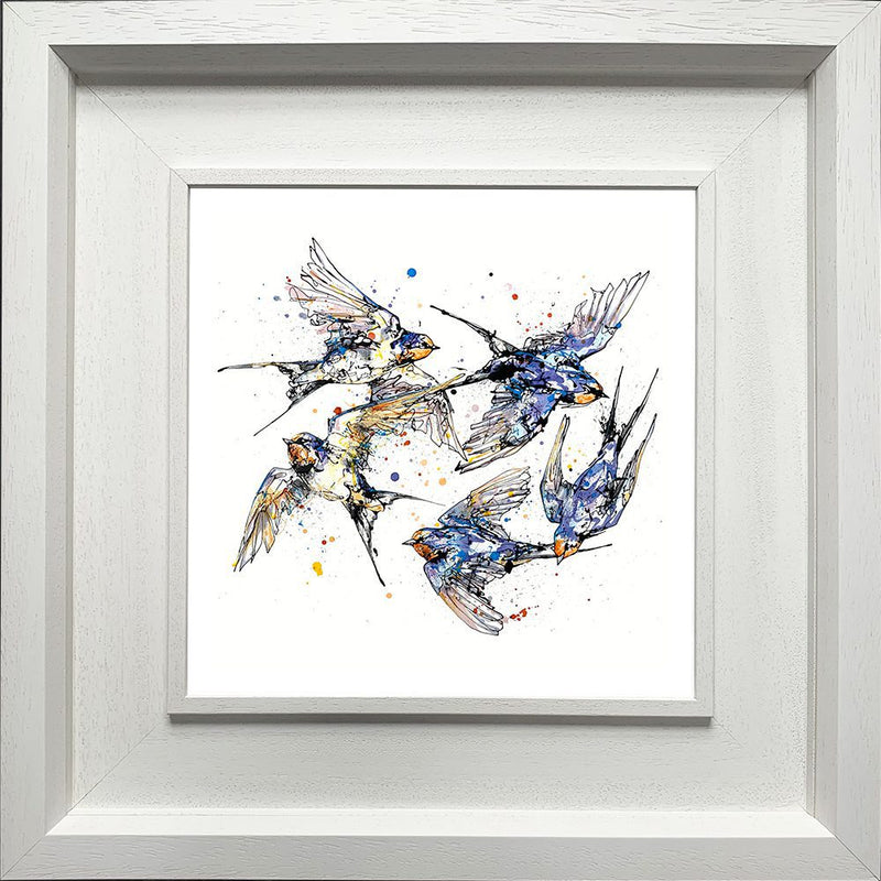 Closeness - Swallows Print with Size and Presentation Options