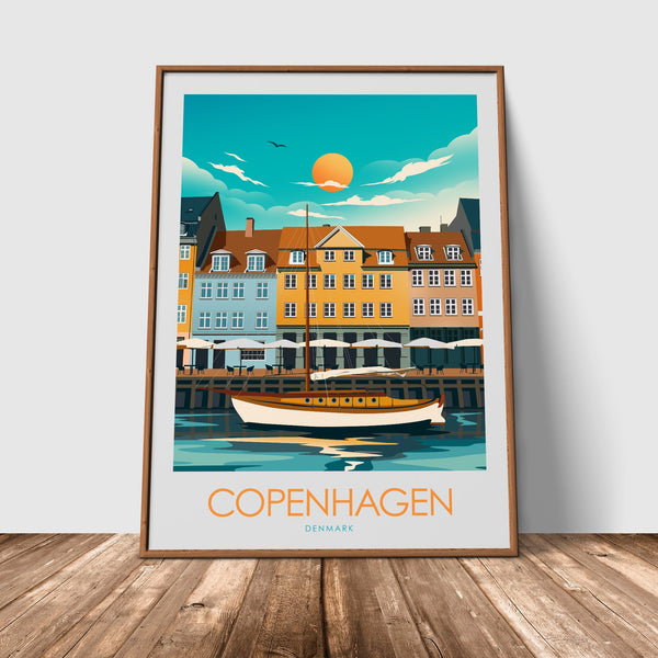 Copenhagen Minimalist Print