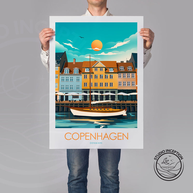 Copenhagen Minimalist Print