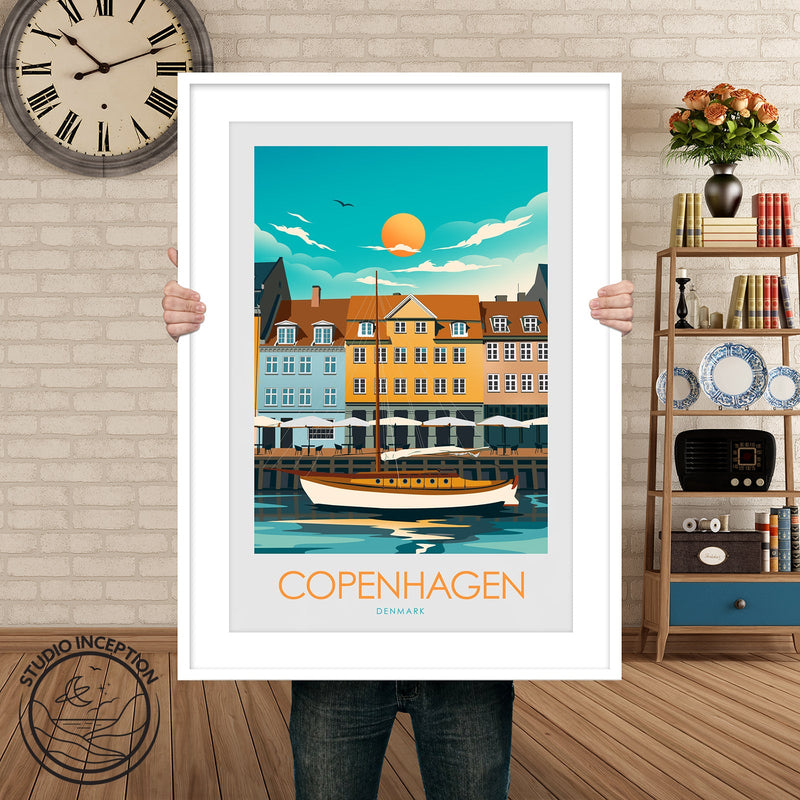 Copenhagen Minimalist Print