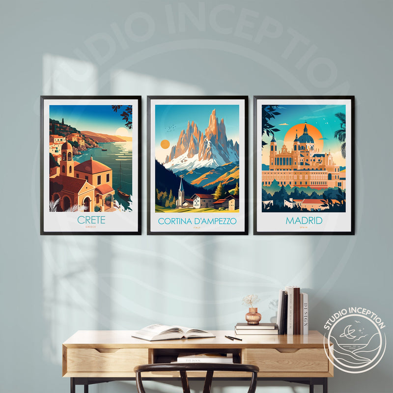 Cortina Dampezzo Minimalist Print