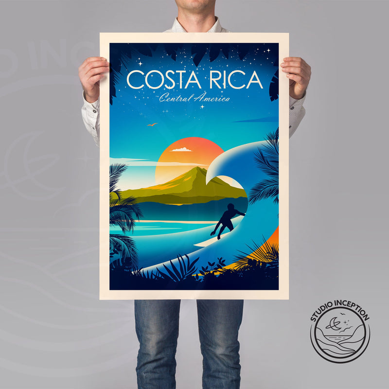 Costa Rica Traditional Style Print