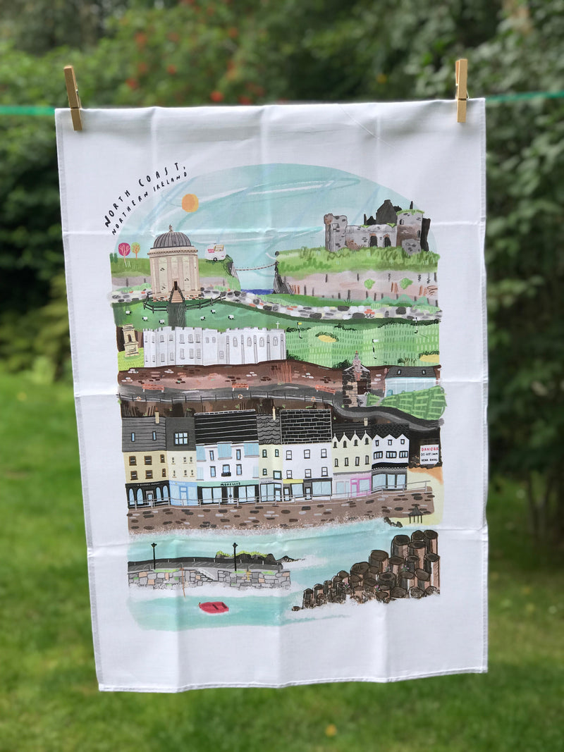 North Coast, NI Tea Towel