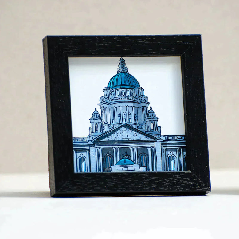 Belfast City Hall Framed Mini Print