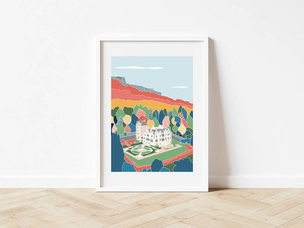 Belfast Castle & Cavehill A5 Print