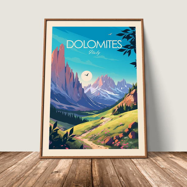 Dolomites Traditional Style Print