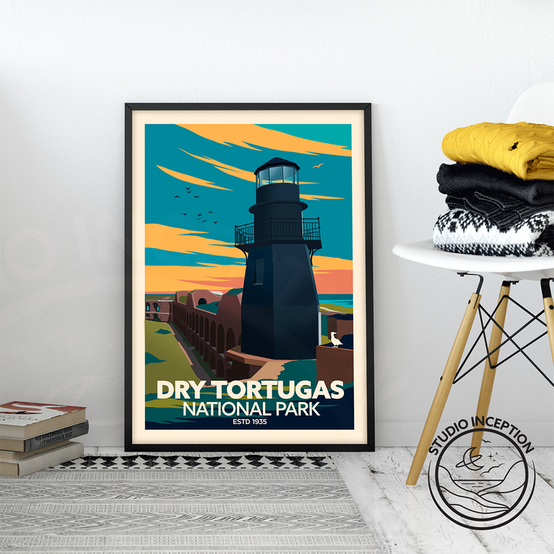 Dry Tortugas National Park Traditional Style Print