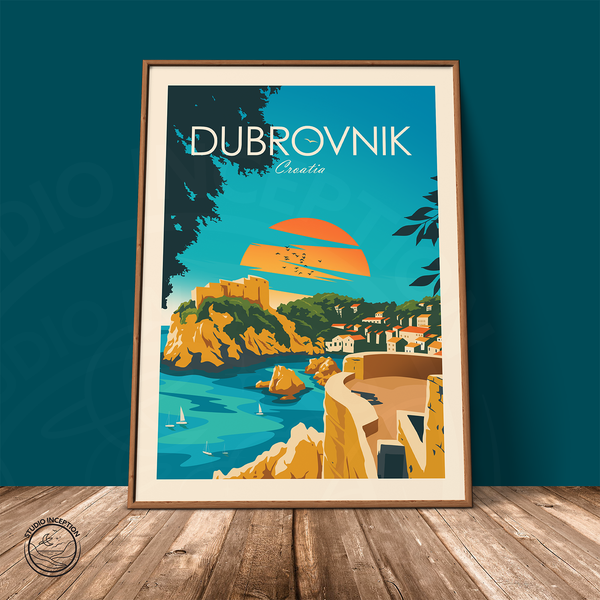 Dubrovnik Traditional Style Print