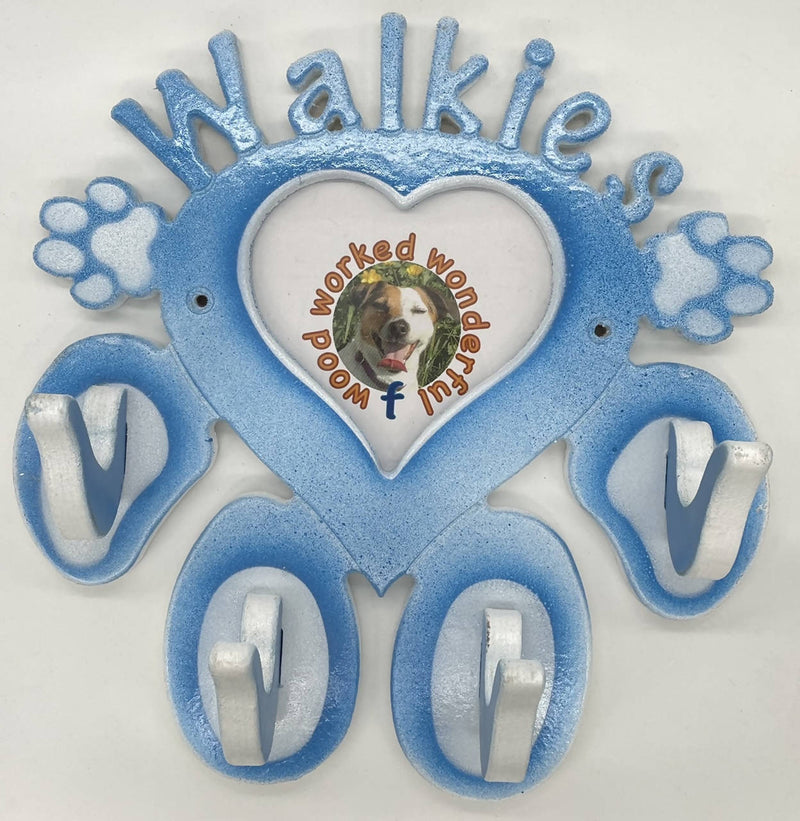 Pet Lead Holder Paw Heart Photo Walkies