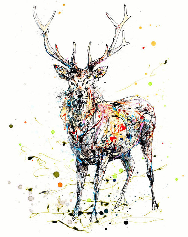 Empowered - Stag Print, 45x56cm with Mount Options