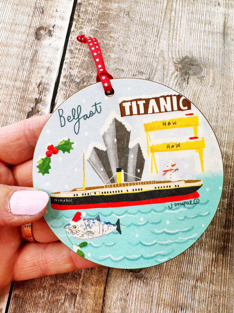 Titanic Christmas Hanging Decoration