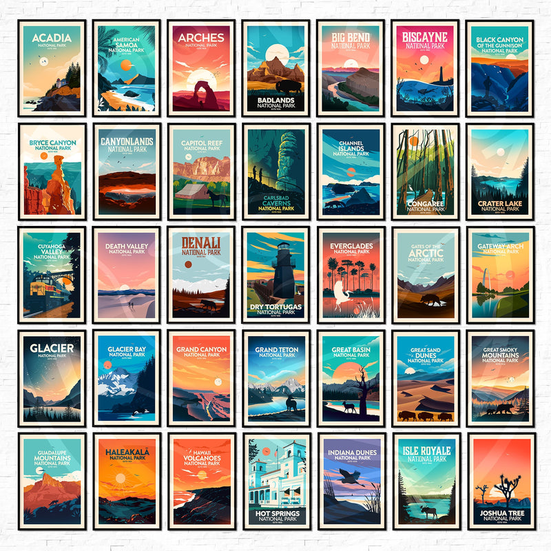 National Park Postcards