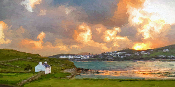 Evening sun , Rosapenna