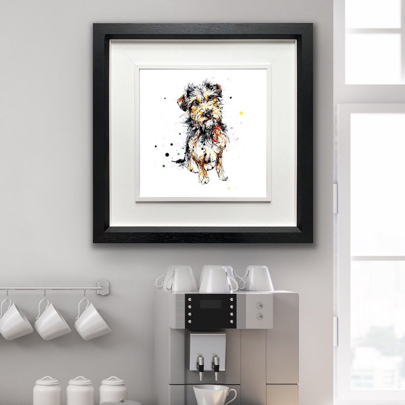 Expectation - Border Terrier Print with Size and Presentation Options
