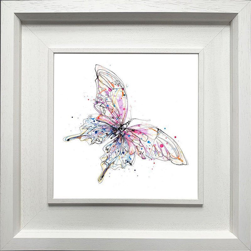 Flutterfly - Butterfly Print, 30x30cm with Size and Presentation Options