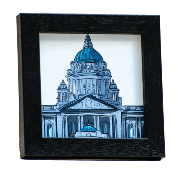 Belfast City Hall Framed Mini Print