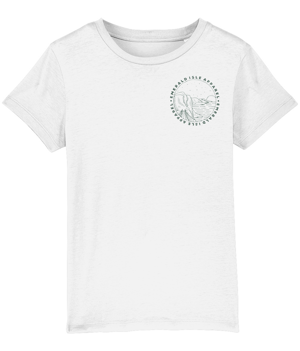 Mini Me White Emerald Isle Apparel Short Sleeve T-Shirt