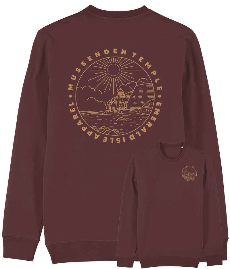 Burgundy Mussenden Temple Sweatshirt