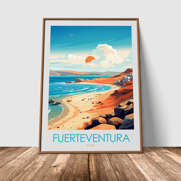 Fuerteventura Minimalist Print