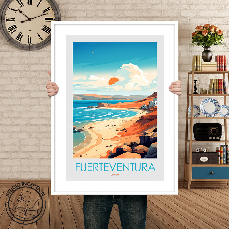 Fuerteventura Minimalist Print