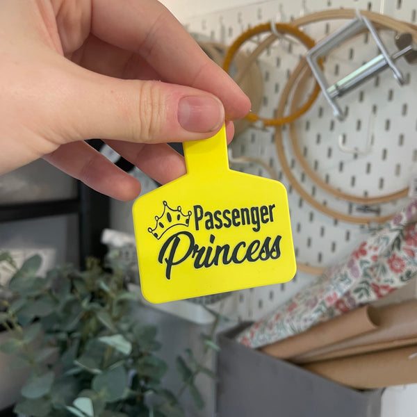 ‘Passenger Princess’ Cattle Tag Keyring