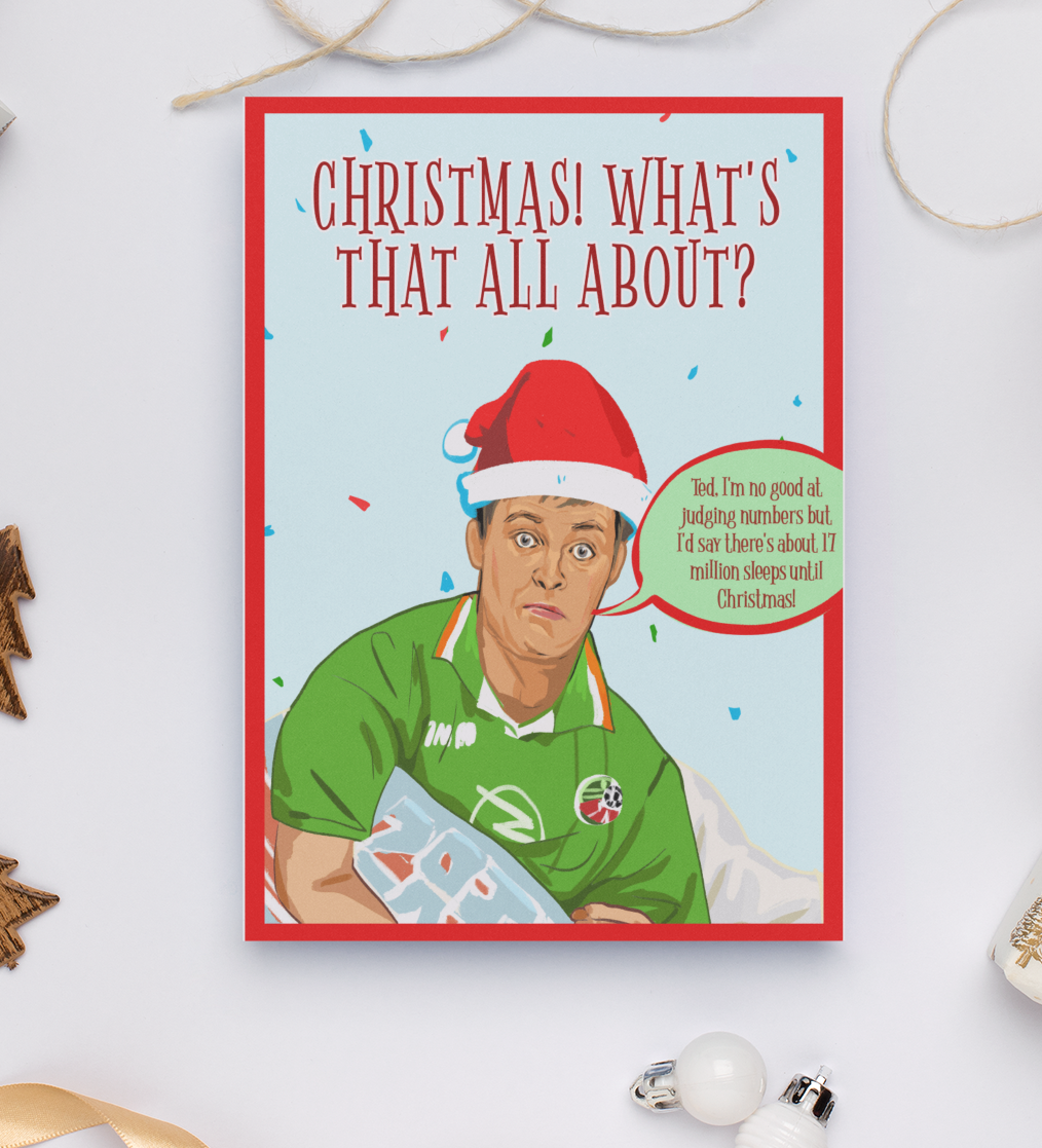 Father Ted 'Father Dougal' Christmas Card – Allster