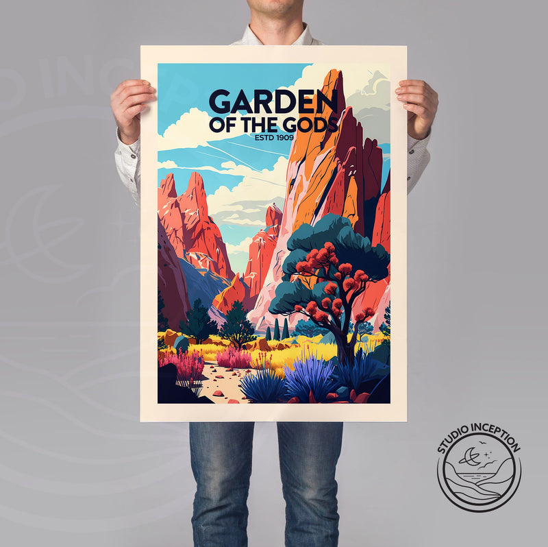 Garden of the Gods Traditional Style Print