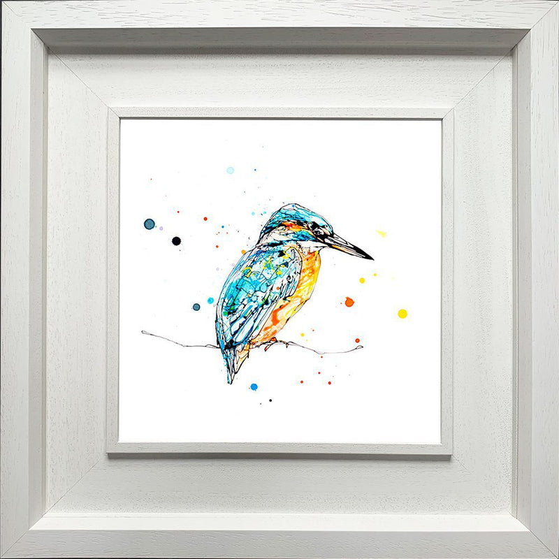 Gaze - Kingfisher Print with Size and Framing Options