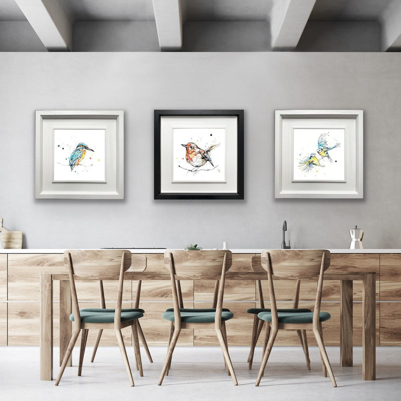 Gaze - Kingfisher Print with Size and Framing Options