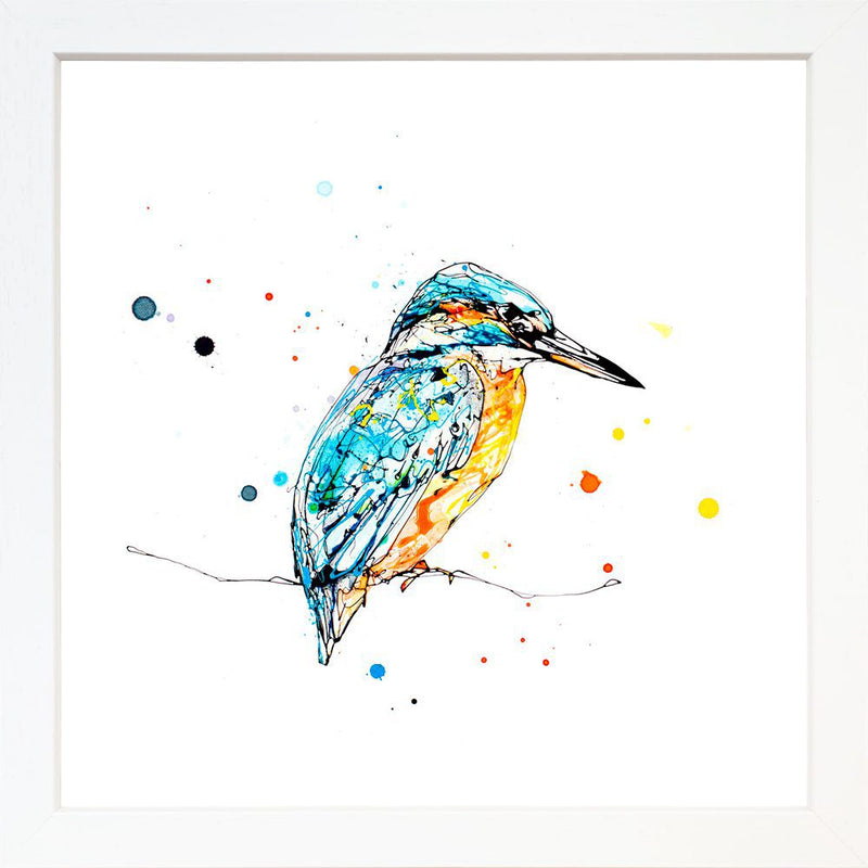 Gaze - Kingfisher Print with Size and Framing Options