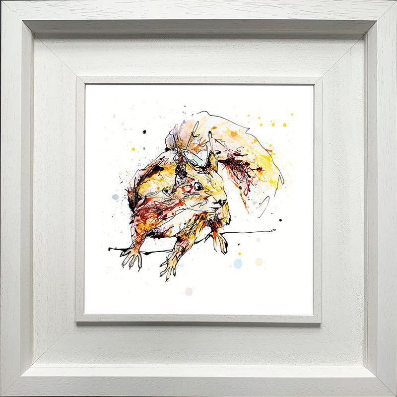 Get Set, Go! - Red Squirrel Print with Size and Presentation Options