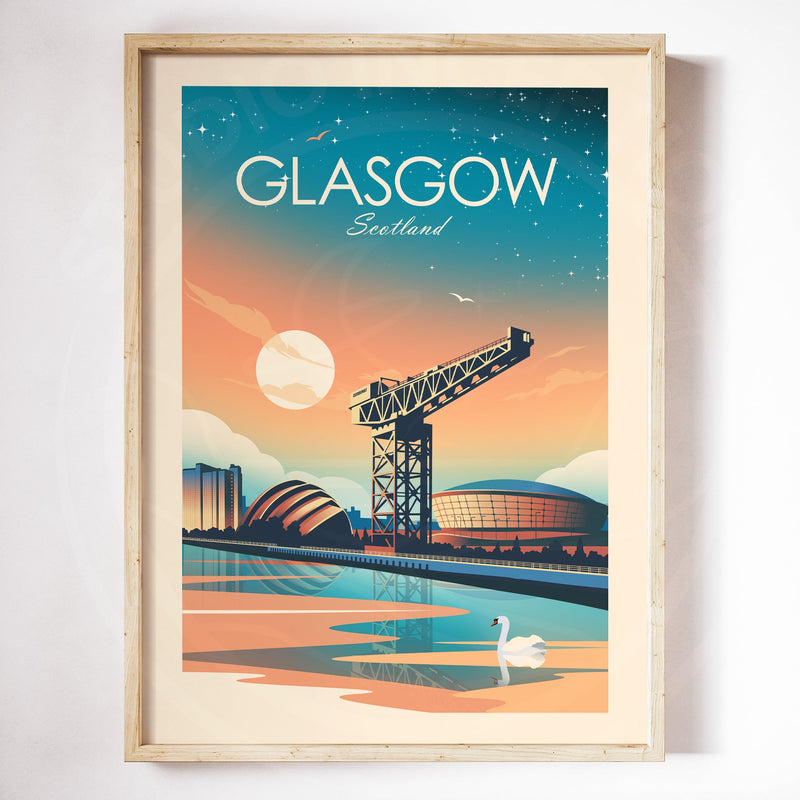 Glasgow Traditional Style Print