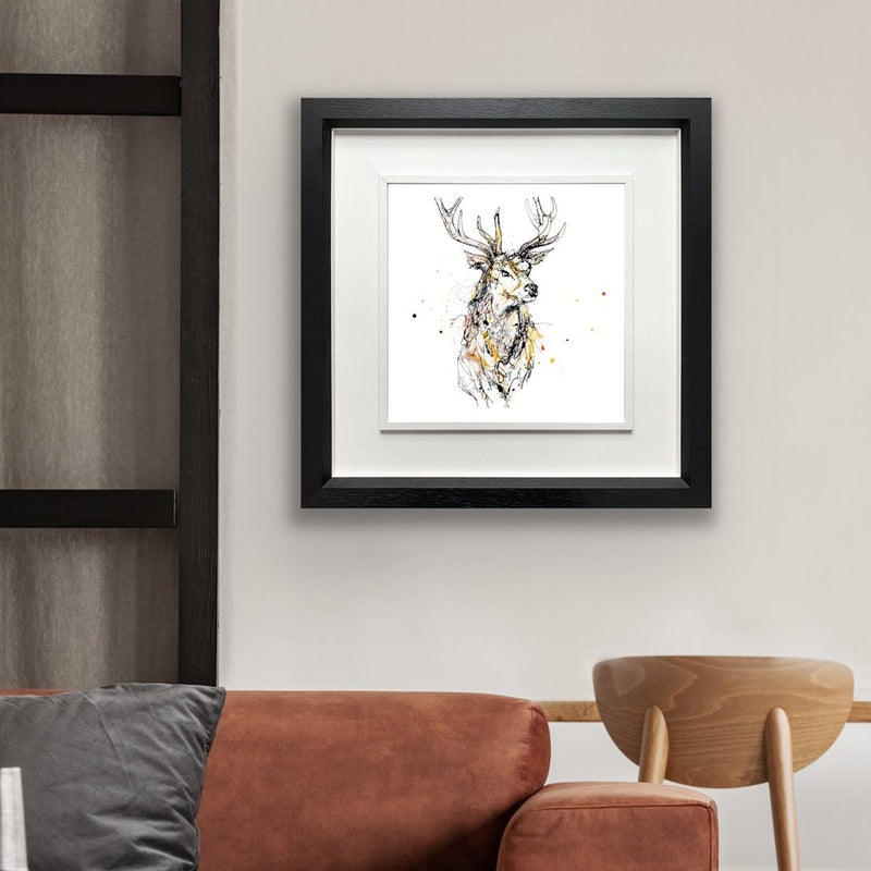 Grand - Stag Print with Size and Presentation Options