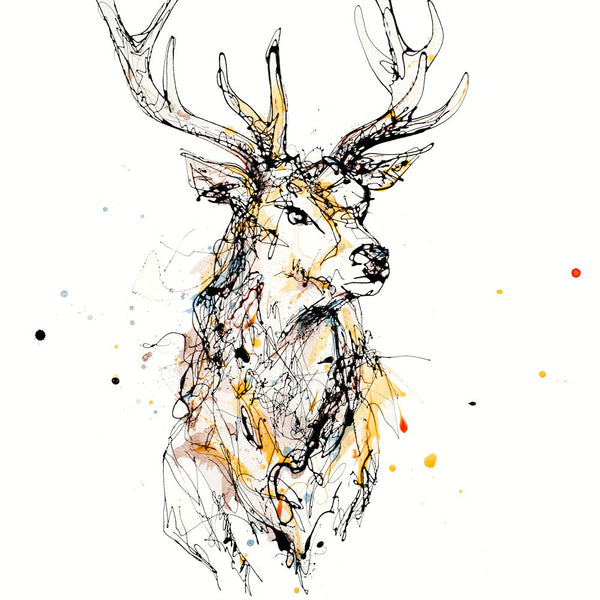 Grand - Stag Print with Size and Presentation Options